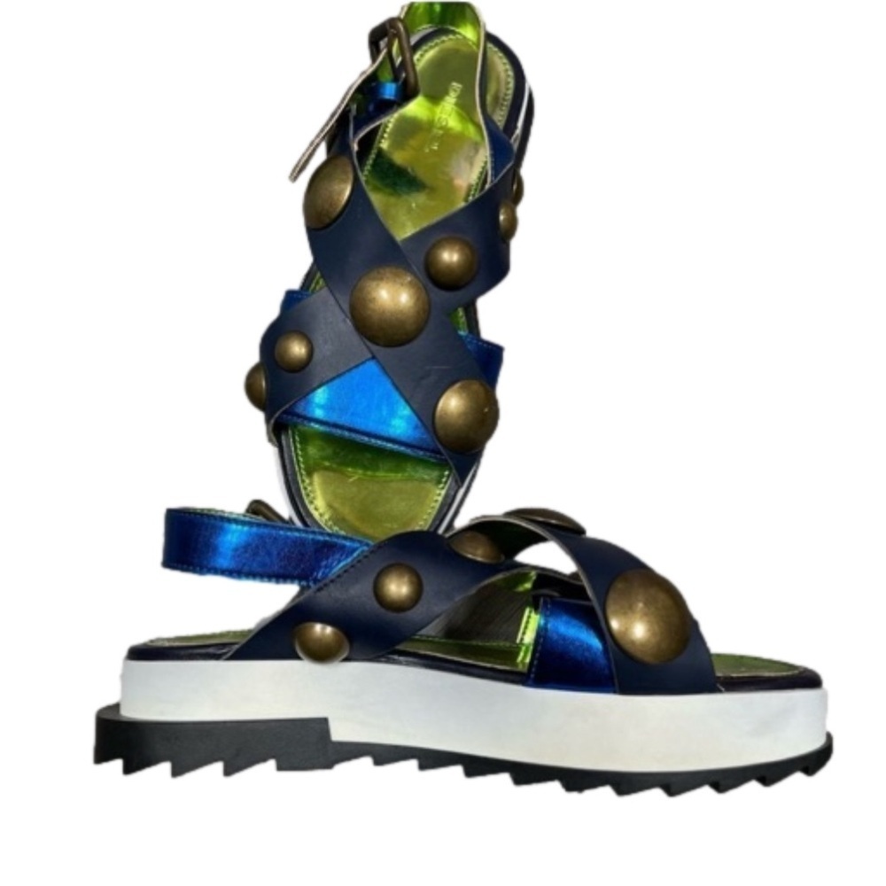 DIESEL Sandals Criss cross Chunky Studs Size 37
US/ Navy